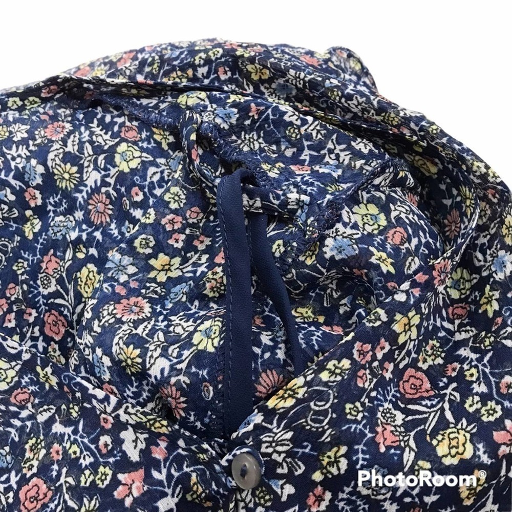 MNG all over floral print sheer mini dress size 4 - Picture 4 of 6